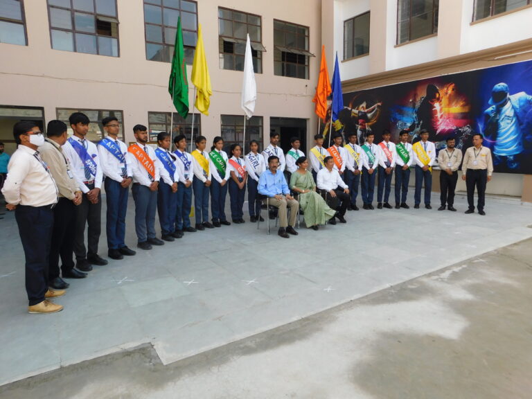 Investiture ceremony in school. studyreach.in