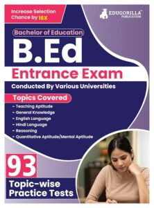 B.Ed Entrance Exam 2024 (English Edition) - 93 Topic-wise Practice Tests