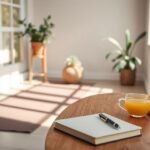 daily routine for mental health. emotional well-being