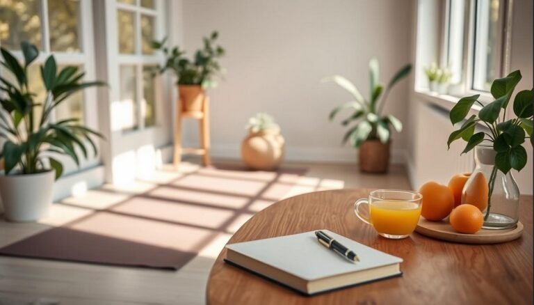 daily routine for mental health. emotional well-being