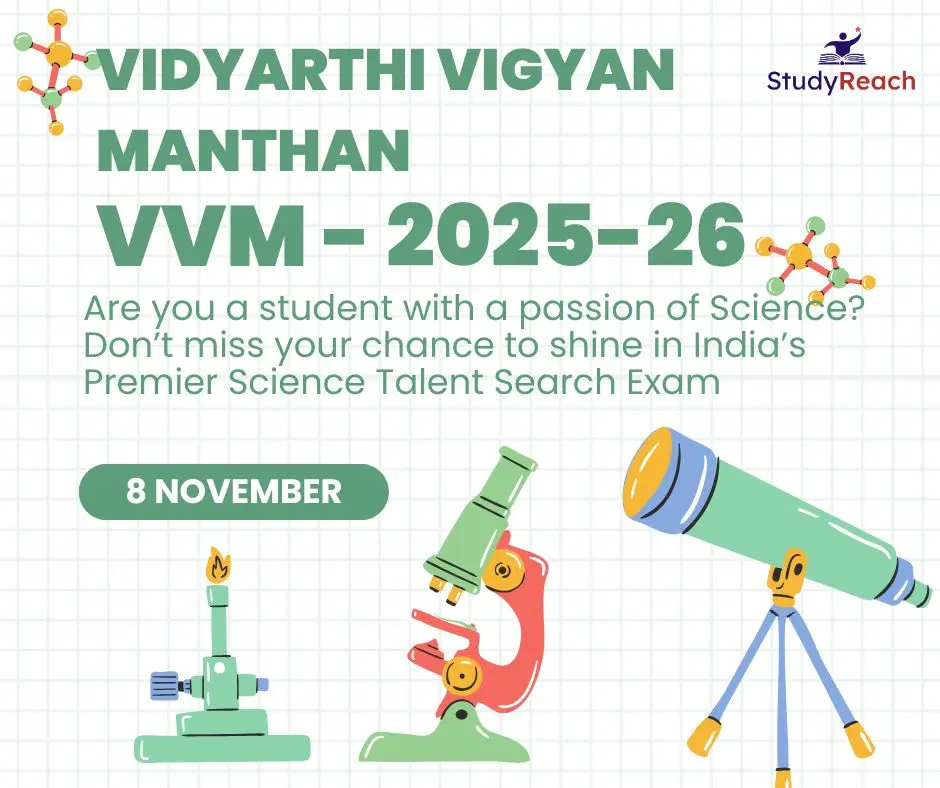 Vidyarthi Vigyan Manthan (VVM) 2025-26. StudyReach