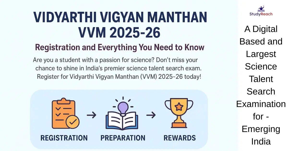 Vidyarthi Vigyan Manthan(VVM) 2025-26. StudyReach