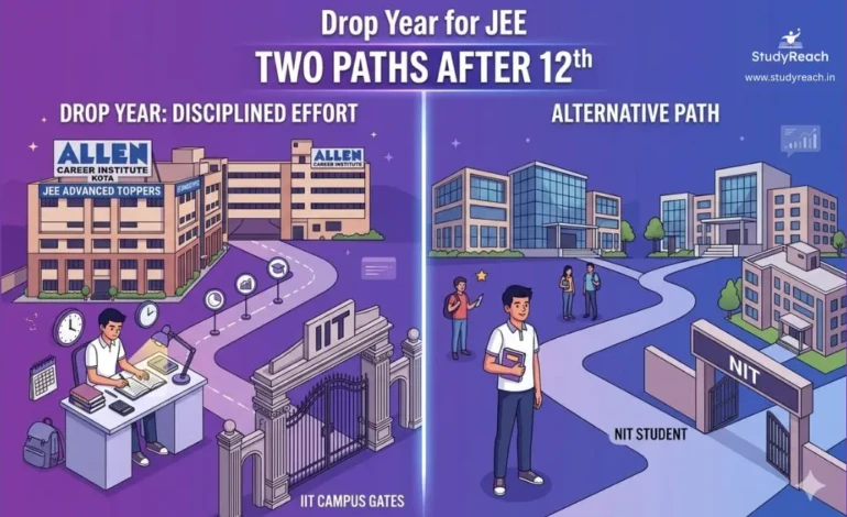 Drop year for JEE. Studyreach.in