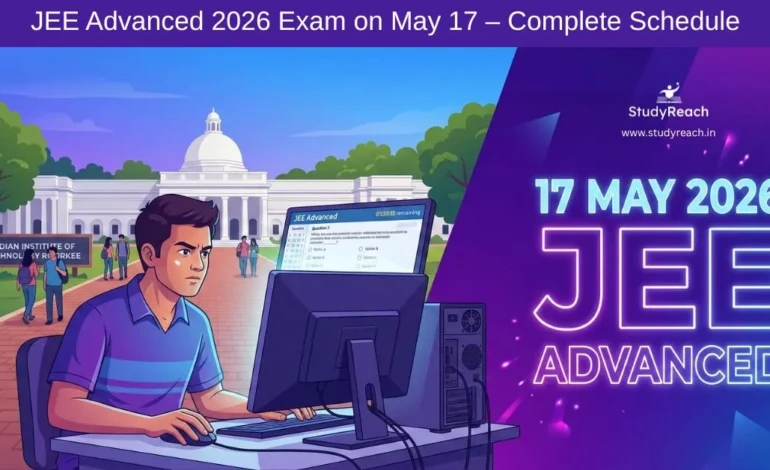JEE Advanced 2026 Exam on May 17 – Complete Schedule. StudyReach