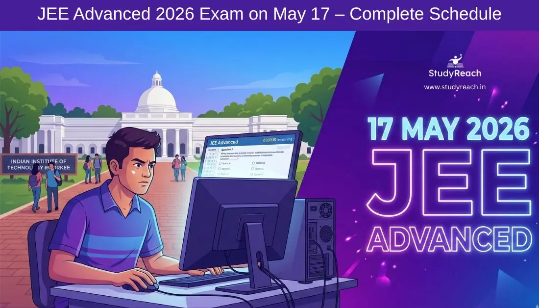 JEE Advanced 2026 Exam on May 17 – Complete Schedule