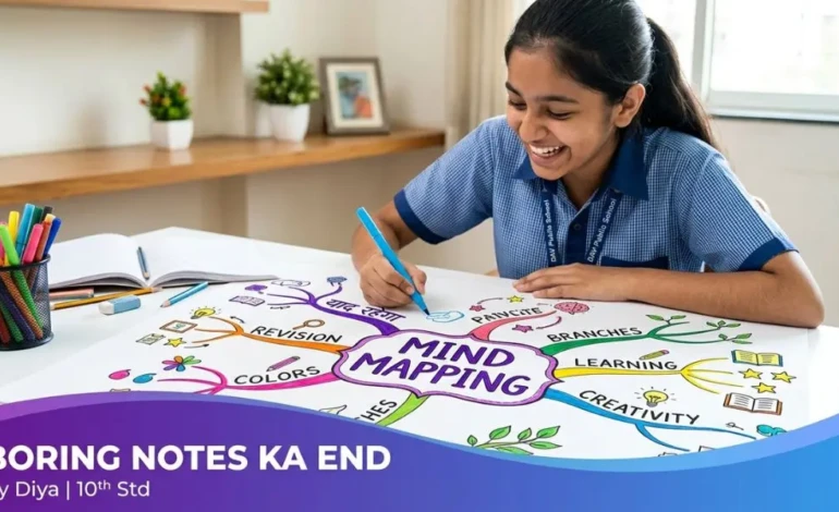 Mind Mapping se Notes Banao — Boring Notes ka End. Studyreach