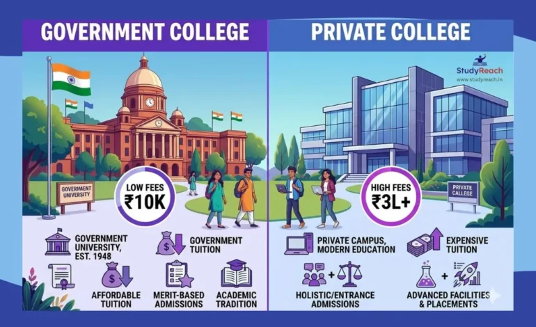private vs government college. Studyreach