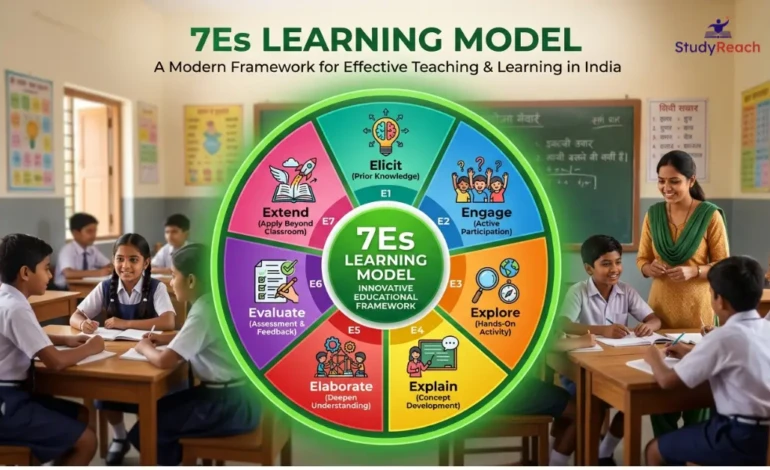 7Es Framework. Visit StudyReach.in
