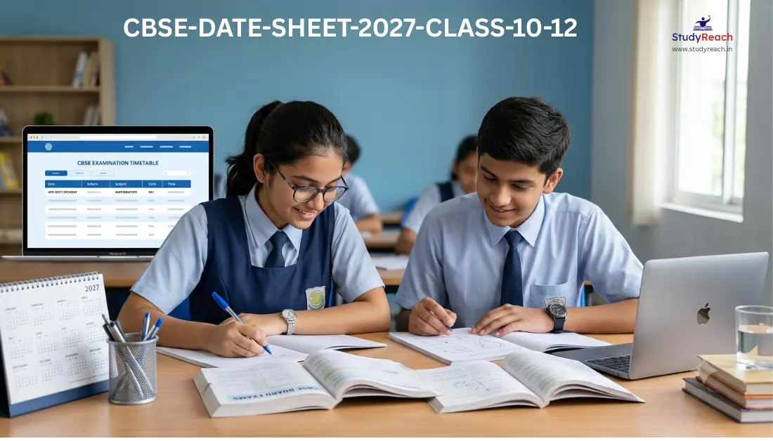 CBSE Date Sheet 2027 latest update for Class 10 and Class 12 students