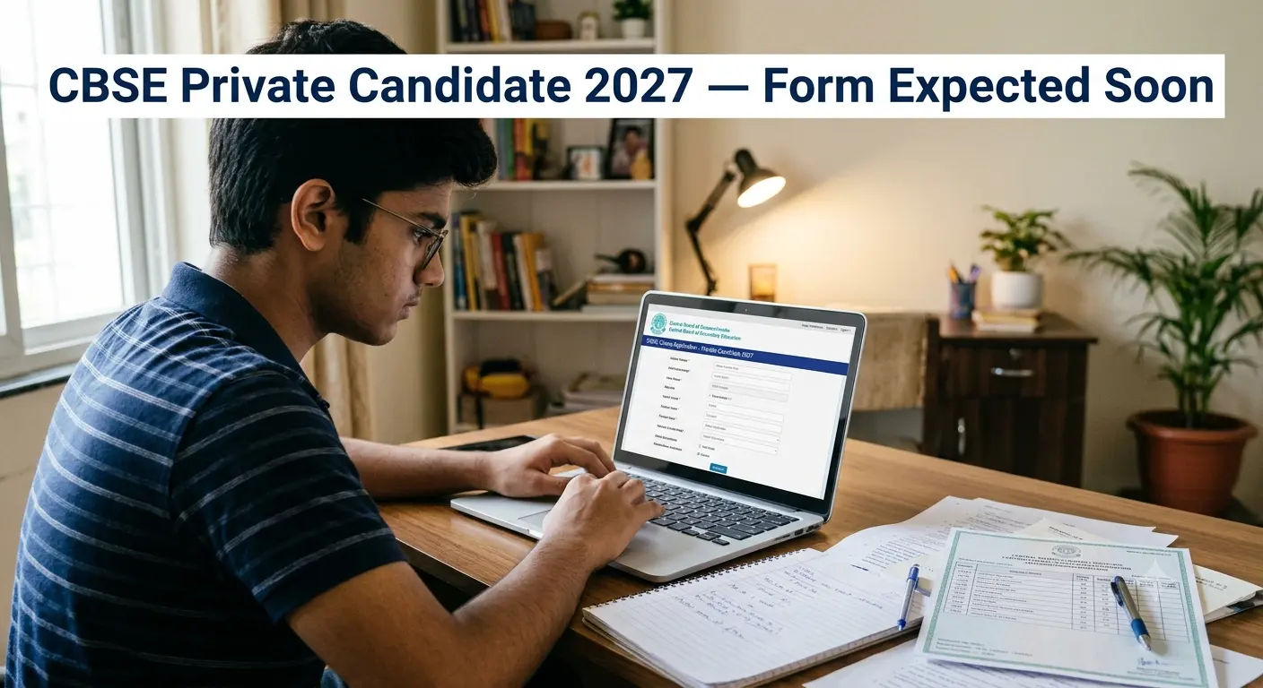 CBSE Private Candidate 2027 Form: Expected Date & How to Apply -StudyReach.in